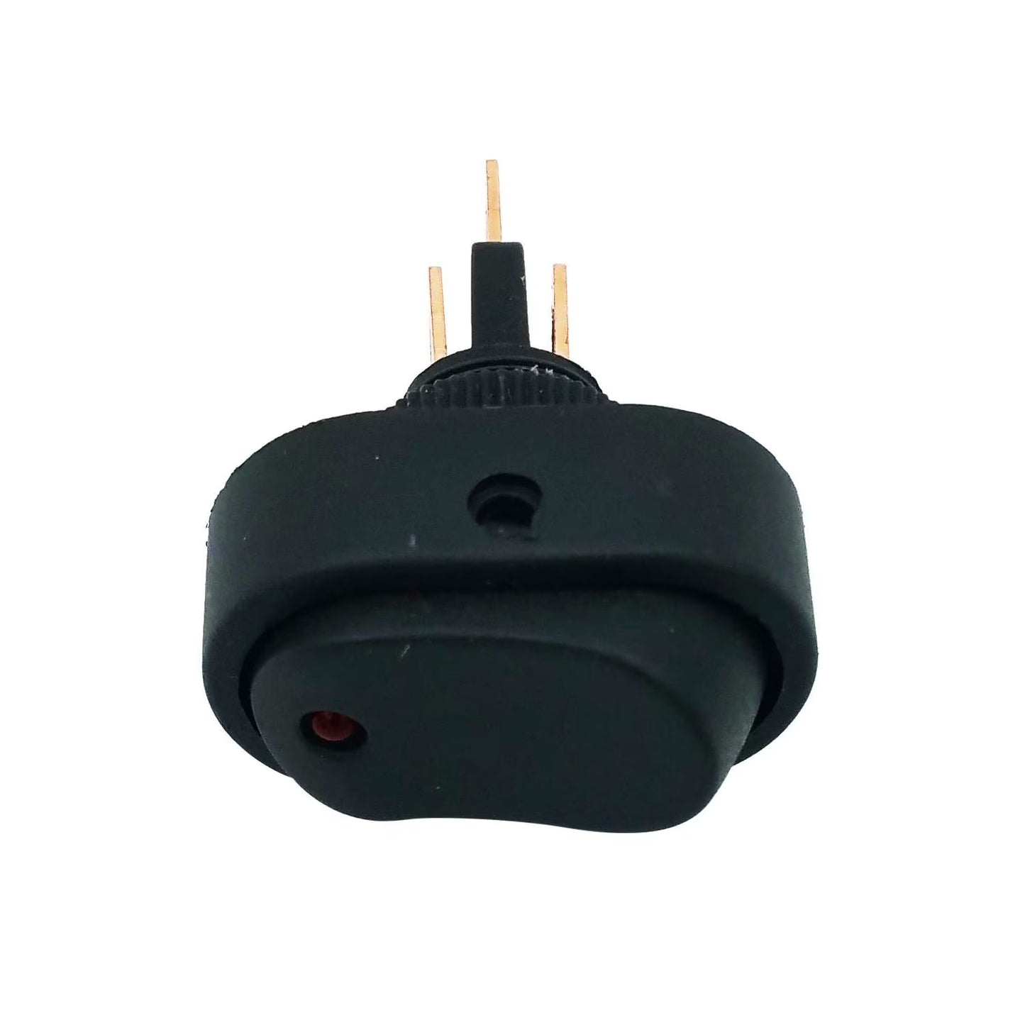 Cambridge 30 Amps Black Oblong with Red LED Glow Rocker